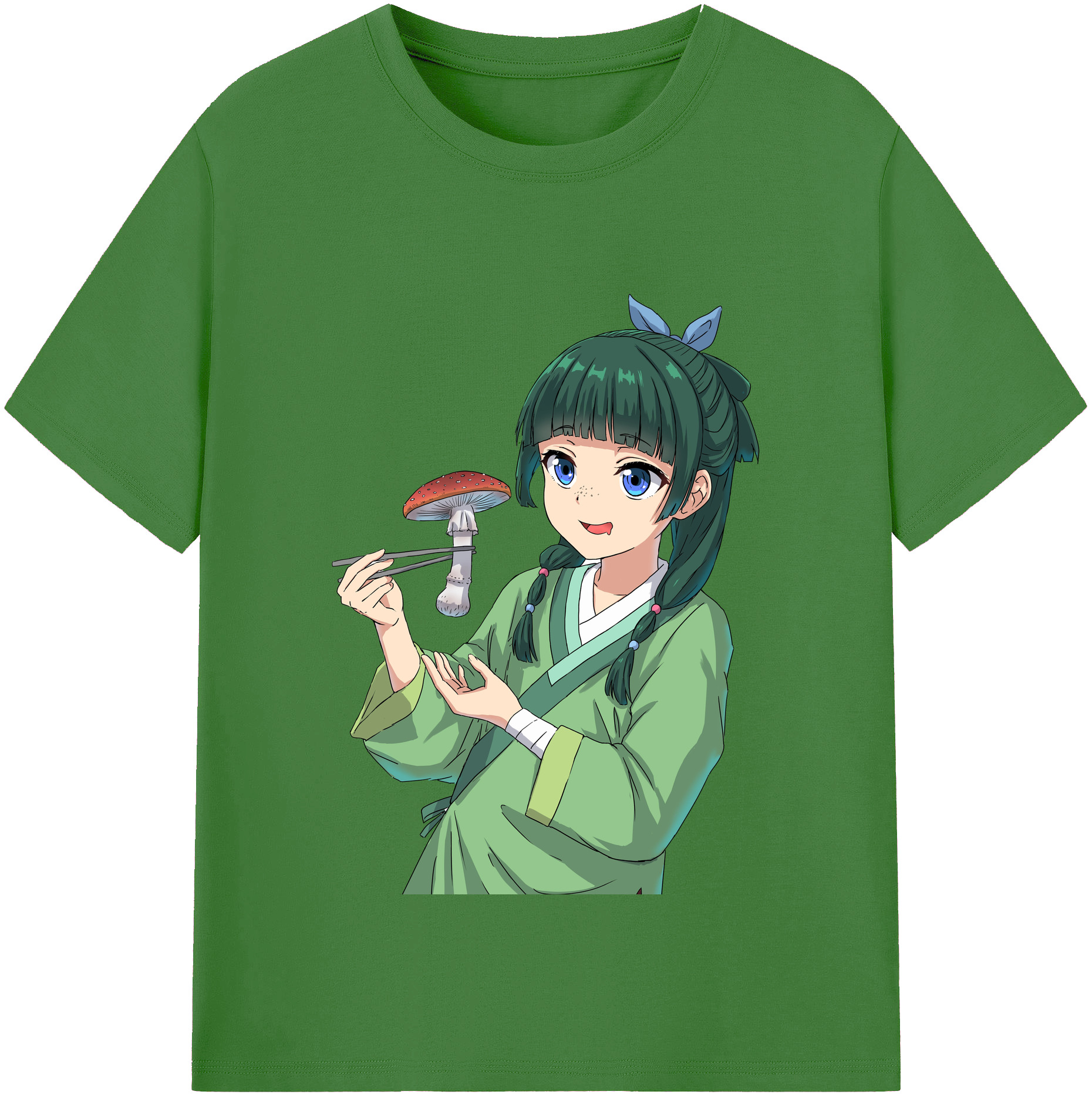 （画像用） 薬屋のひとりごと The Apothecary Diaries レディースカジュアルプリントTシャツ（綿100％）